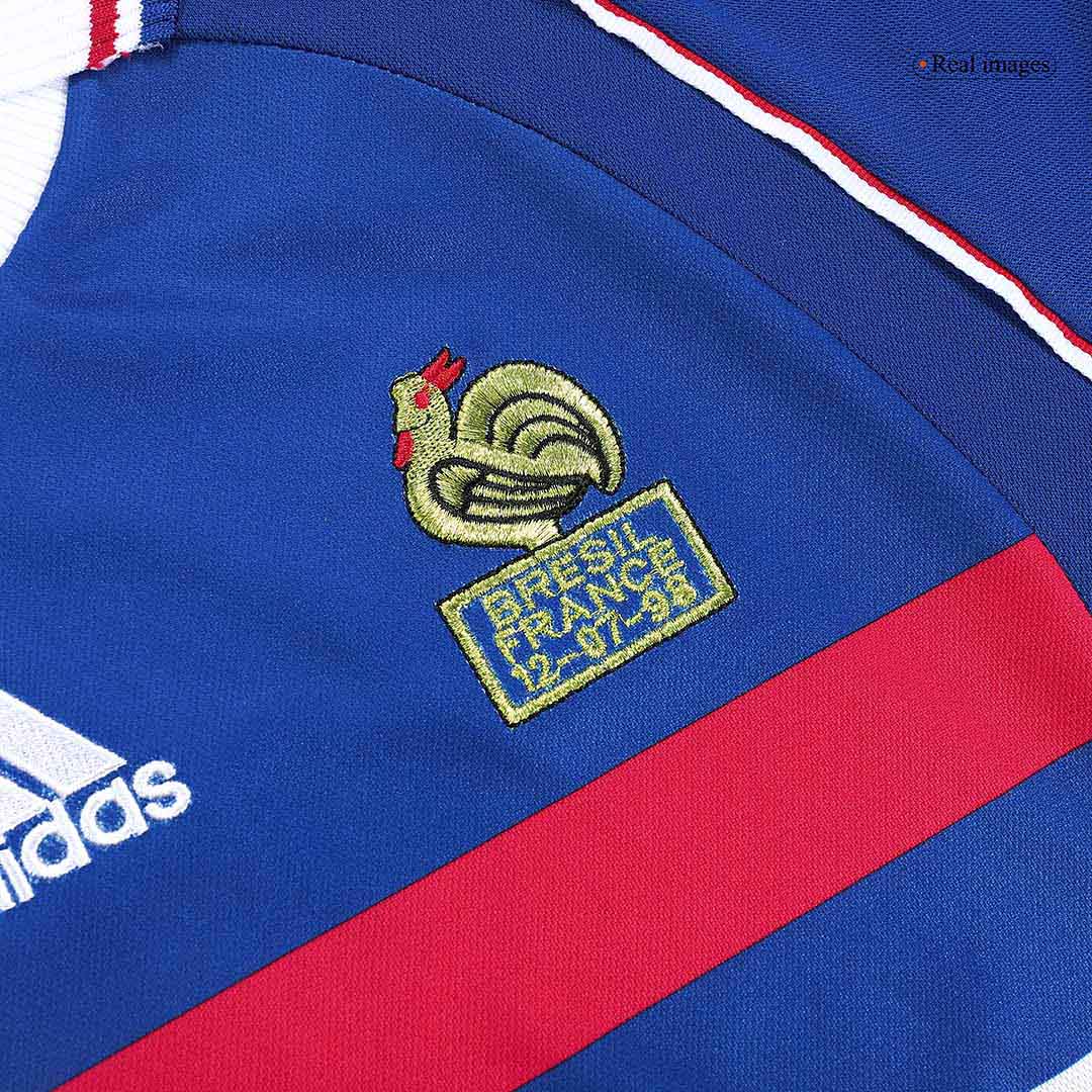 Frankrike Hemmatröja 1998 Retro Tröja
 Blå-6