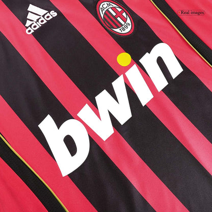 KAKA' #22 AC Milan Hemmatröja 2006/07 Retro Tröja
 Röd & Svart-4