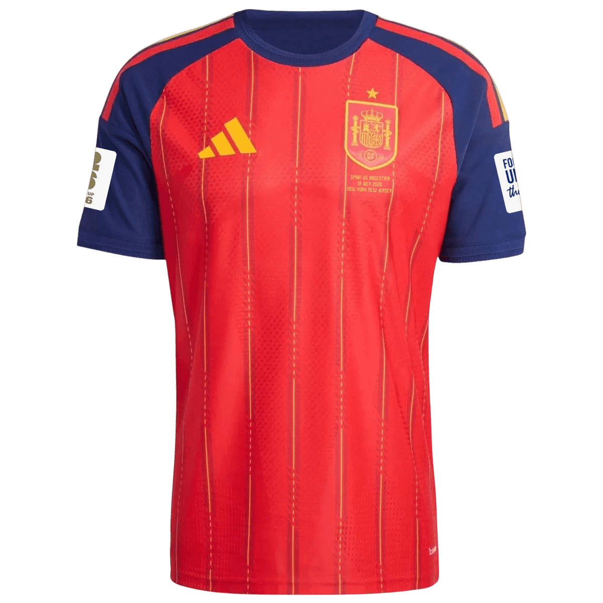 Spanien Tröja 2026 Hemma Autentisk Röd Final-2