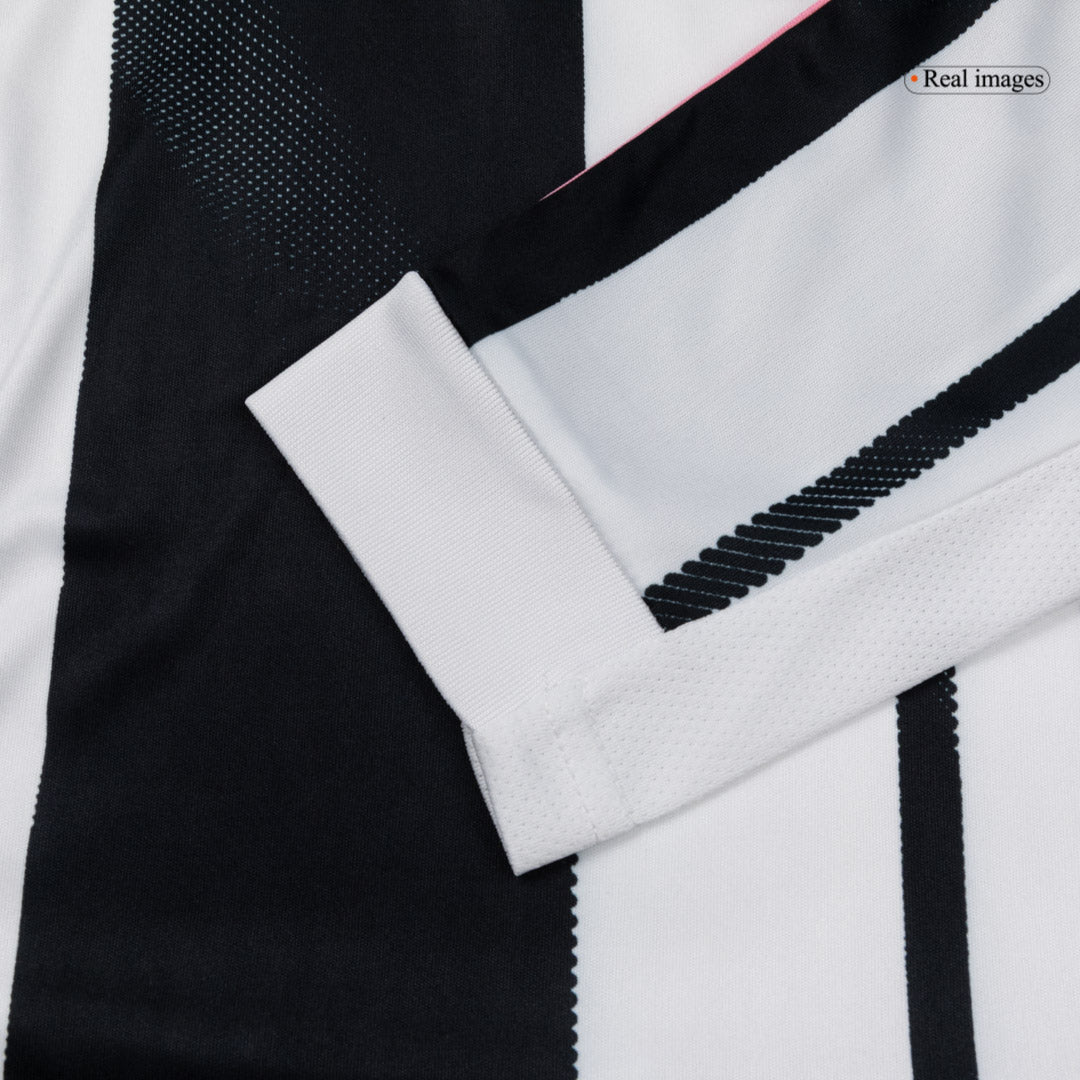 Juventus Tröja 2025/26 Hemma Långärmad Svart & Vitt