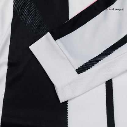 Juventus Tröja 2025/26 Hemma Långärmad Svart & Vitt-2