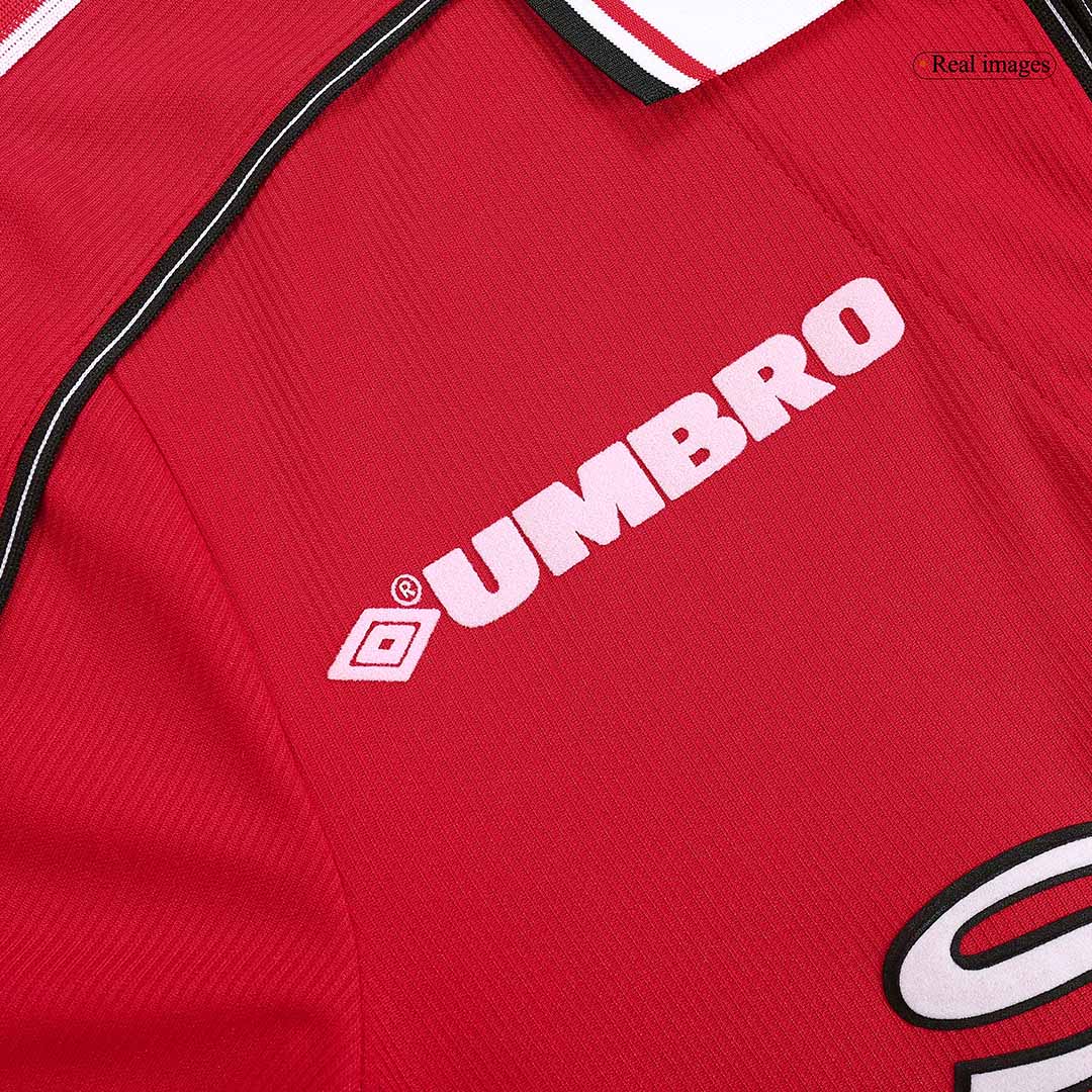 Manchester United Hemmatröja 98/00 Retro Tröja
 Röd
