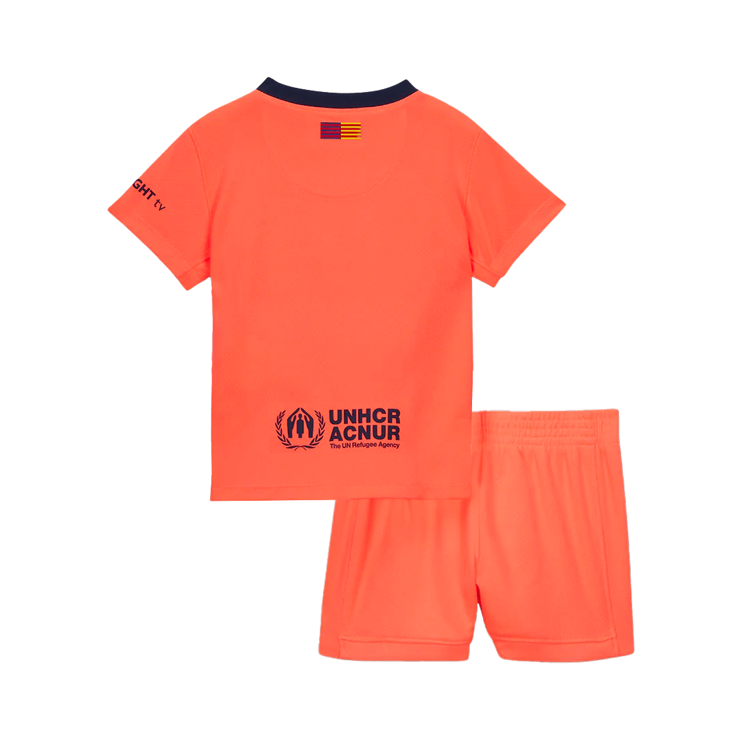 Barcelona Tröja 2025/26 Tredje Orange Barn-14
