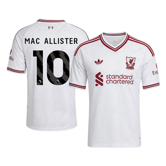Liverpool Tröja MAC ALLISTER #10 2026/27 Borta Vit