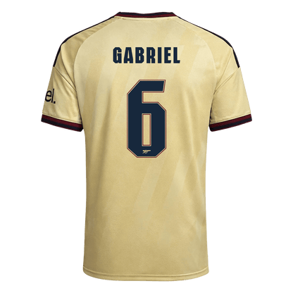 Arsenal Tröja GABRIEL #6 2026/27 Tredje Gul - UCL-3