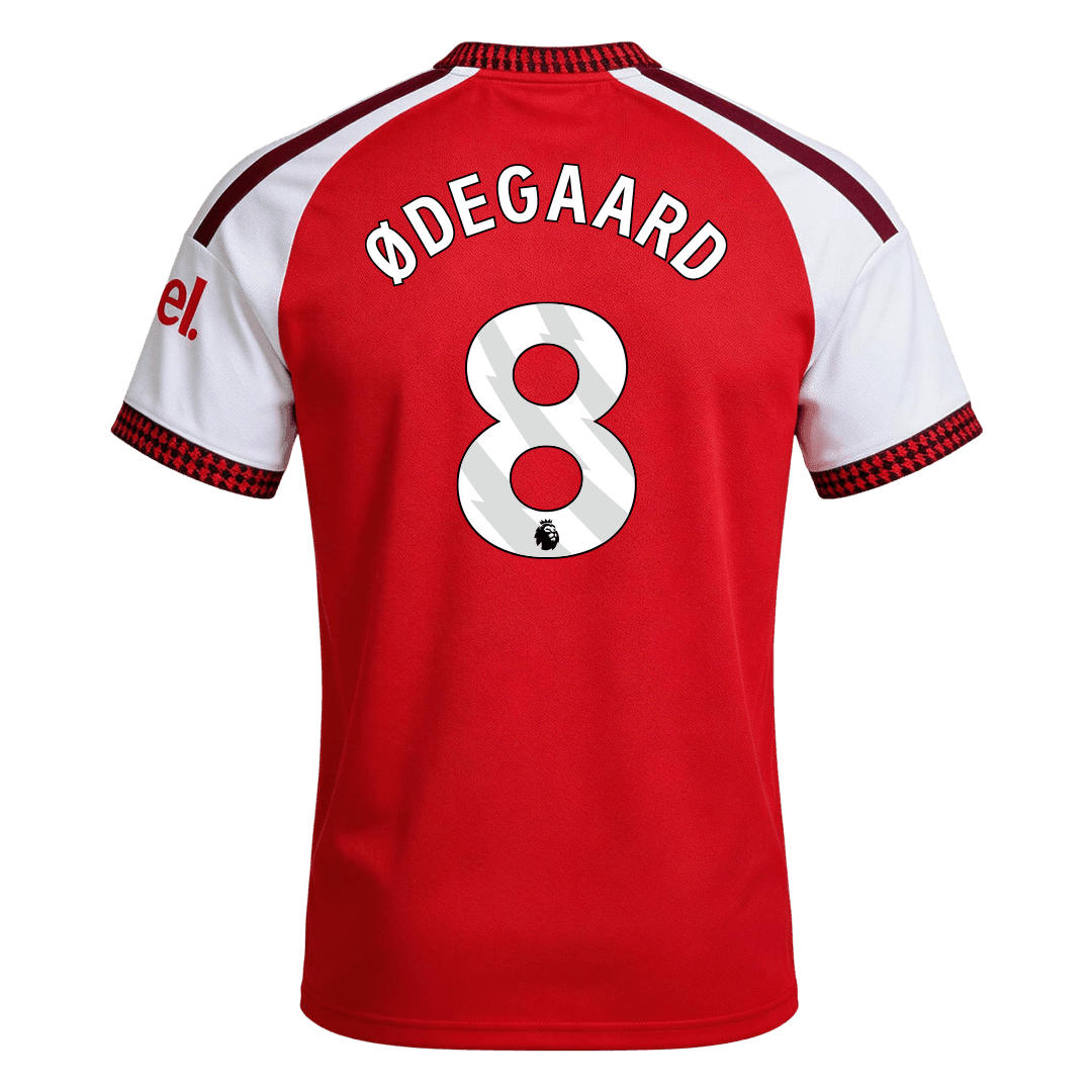 Arsenal Tröja ØDEGAARD #8 2026/27 Hemma Röd-11