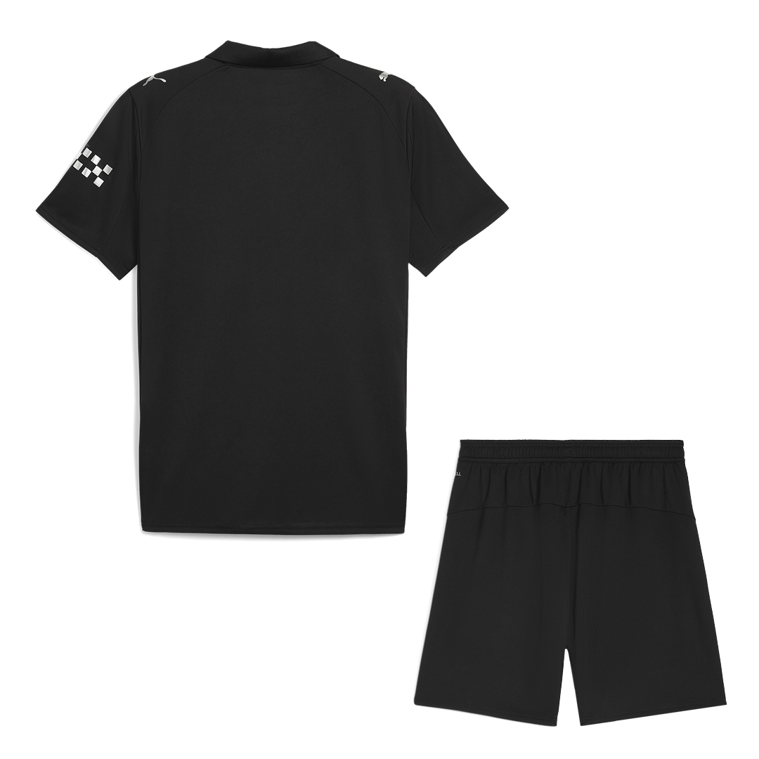 Manchester City Tröja Bortaställ 2025/26 Svart-13