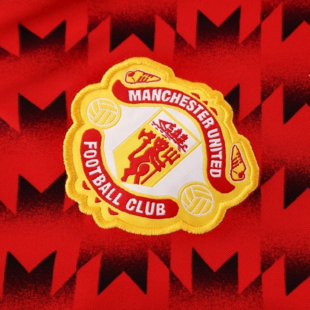 Manchester United Träningsjacka 2025/26 Röd & Svart-9