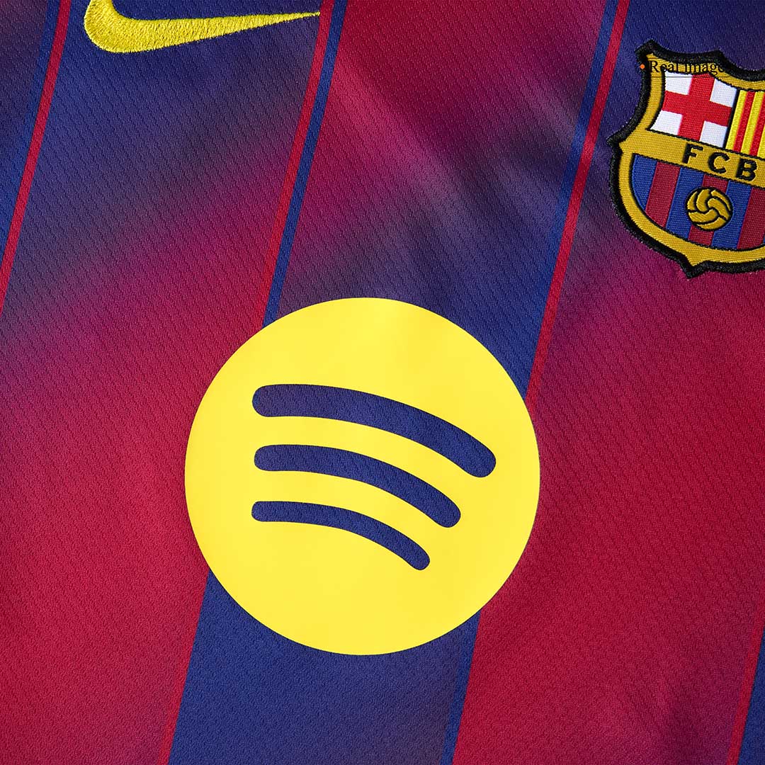 Barcelona Tröja 2025/26 Hemma Röd & Blå Barn Premium-7