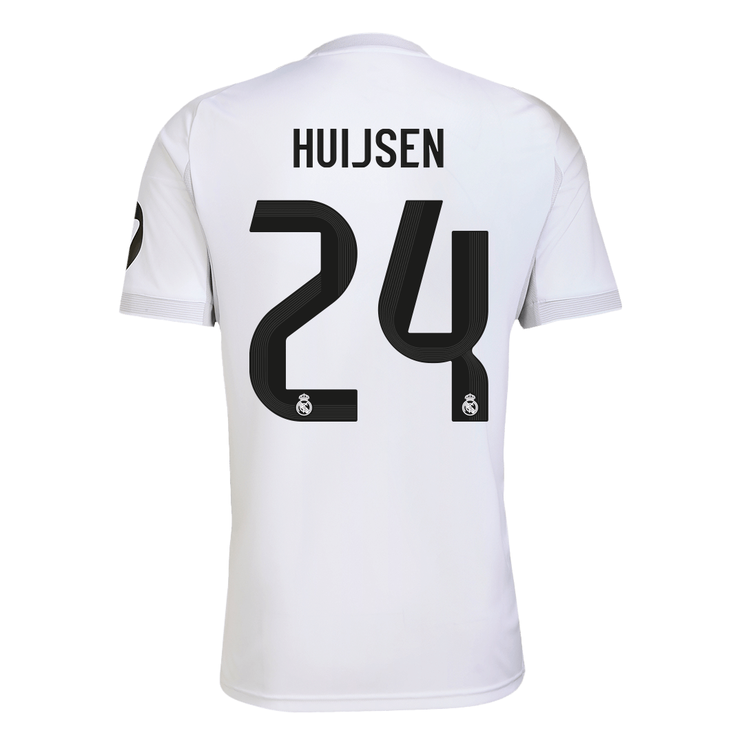 HUIJSEN #24 Real Madrid Tröja 2025/26 Hemma Premium Vit-9