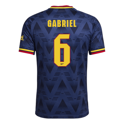 Arsenal Tröja GABRIEL #6 2026/27 Borta Autentisk Mörkblå - UCL-3