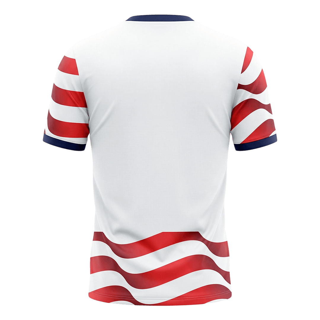 USA Tröja 2026 Hemma Röd & Vit-9