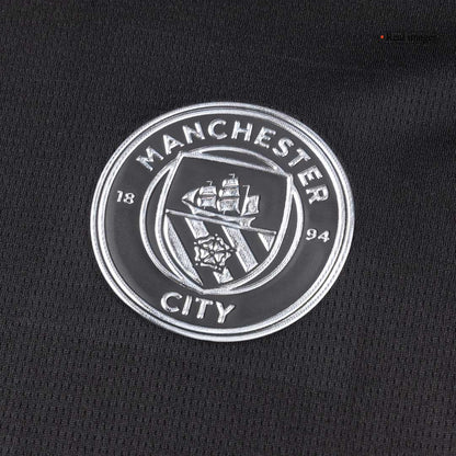 Manchester City Tröja Bortaställ 2025/26 Svart-10