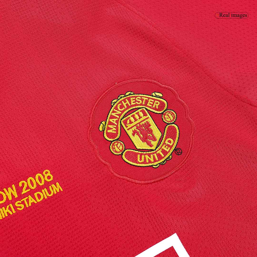 RONALDO #7 Manchester United Hemmatröja 2007/08 Retro Tröja
 Röd - UCL Final