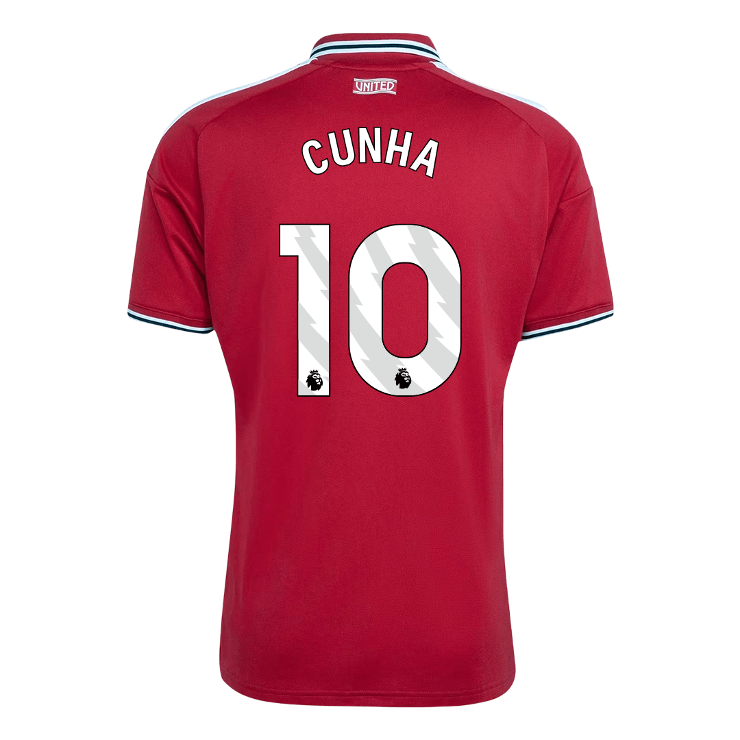 Manchester United Tröja CUNHA #10 2026/27 Hemma Röd-10