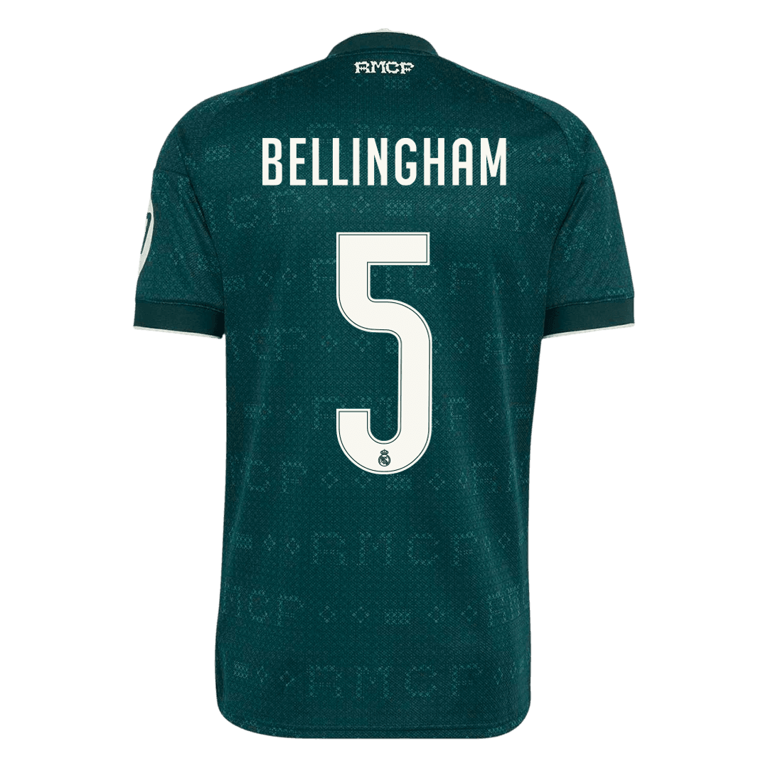 Real Madrid Tröja BELLINGHAM #5 2026/27 Borta Grön-3