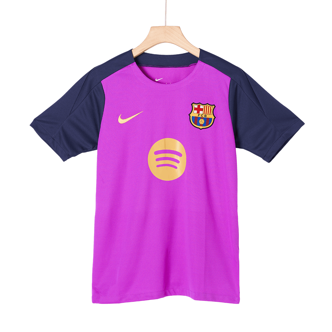 Barcelona Tröja 2025/26 Före match Lila