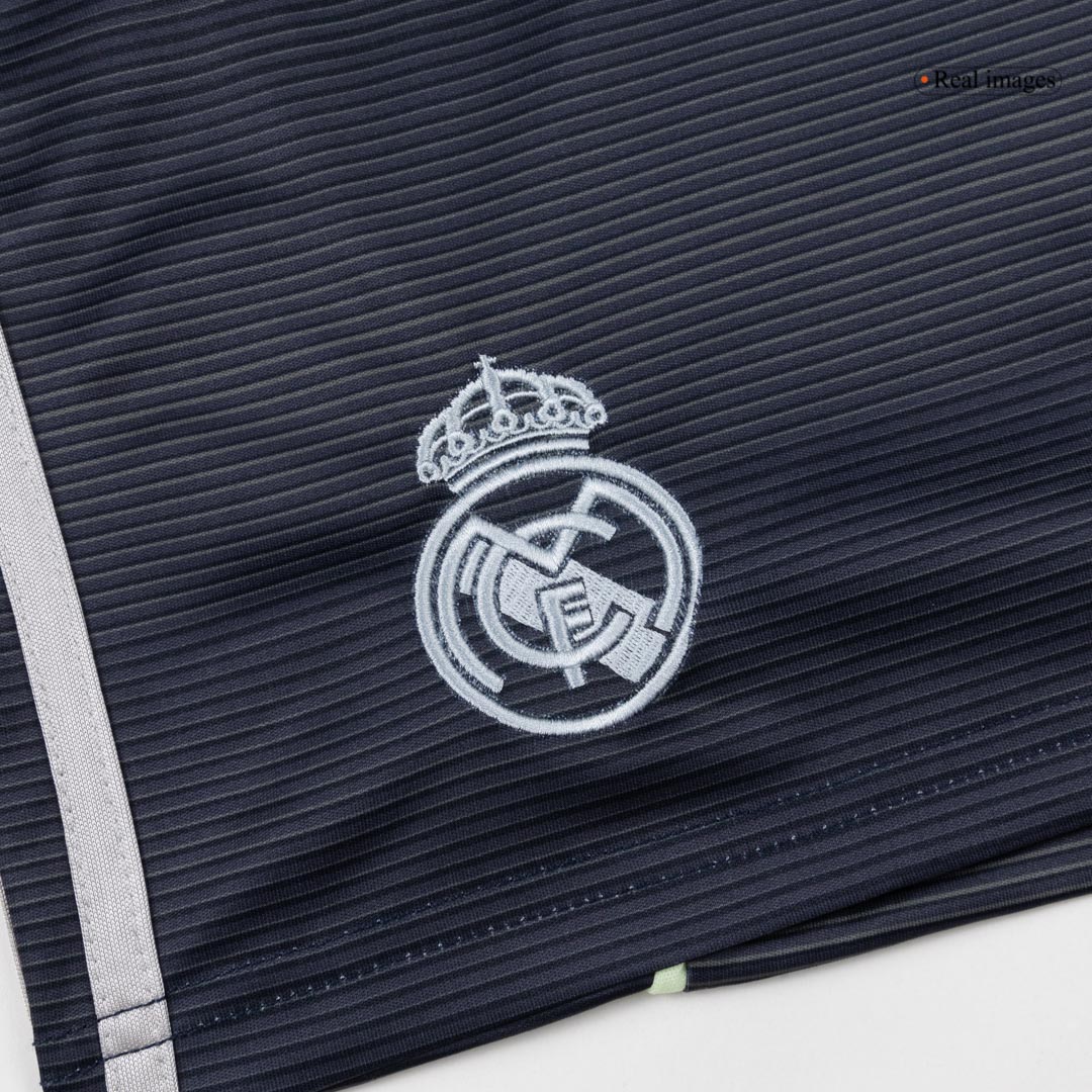 Real Madrid Tröja 2025/26 Bortaställ Mörkblå Barn
