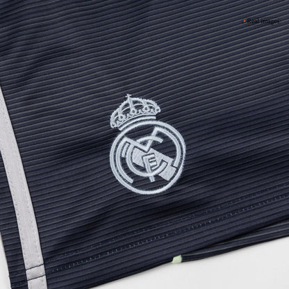 Real Madrid Tröja 2025/26 Bortaställ Mörkblå Barn-3