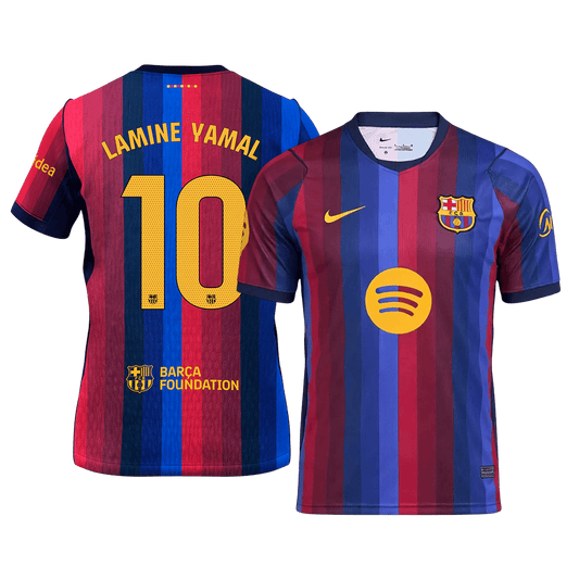 Barcelona Tröja LAMINE YAMAL #10 2026/27 Hemma Blue&Garnet