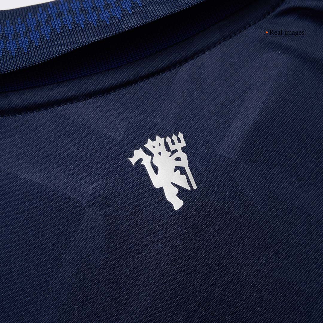 Manchester United Tröja 2024/25 Borta Mörkblå Dam