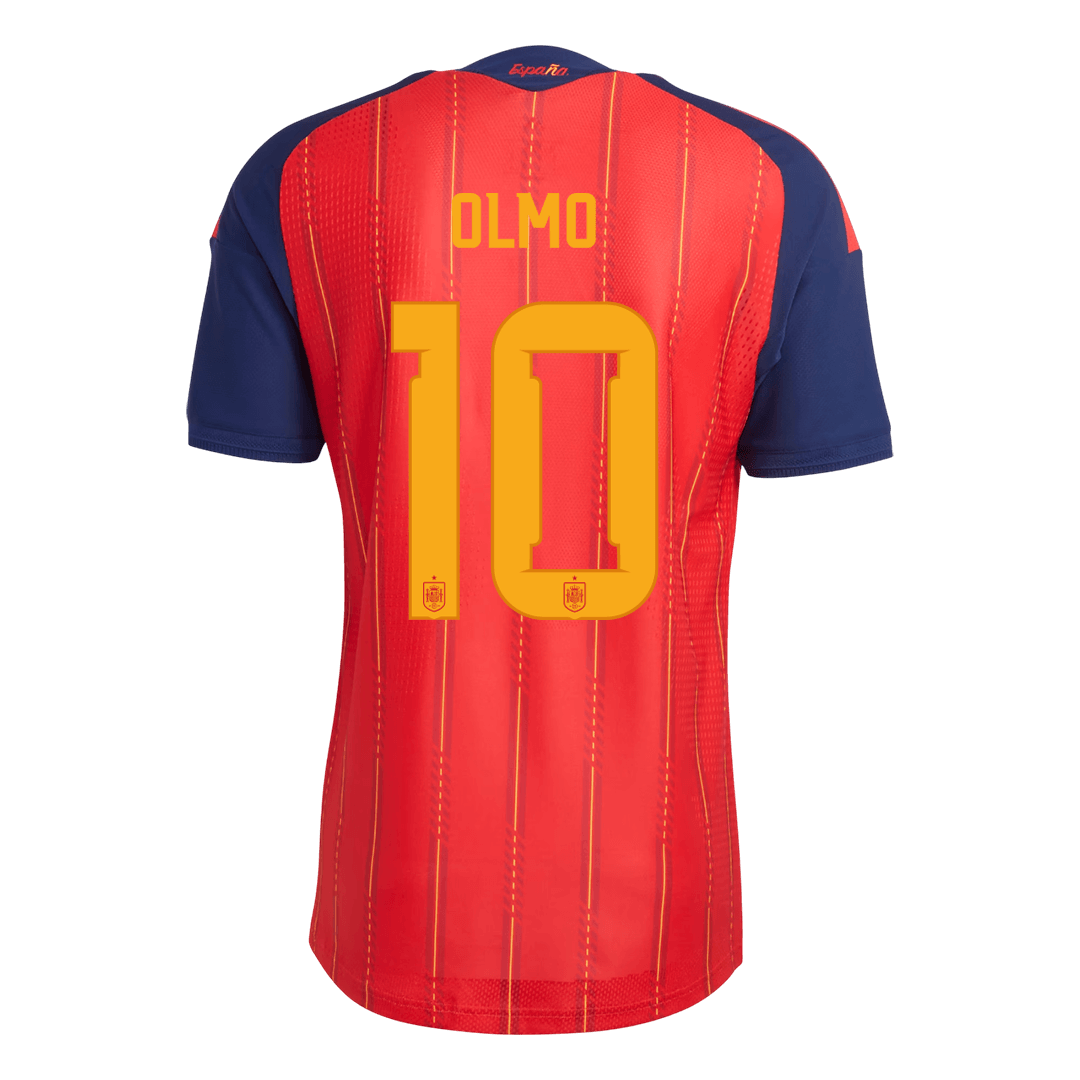 Spanien Tröja OLMO #10 2026 Hemma Autentisk Röd