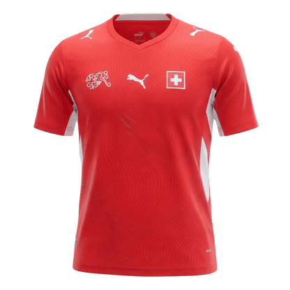 Schweiz Tröja 2026 Hemma Röd