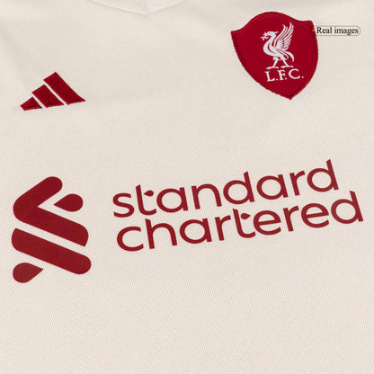 Liverpool Tröja 2025/26 Bortaställ Vit Barn-9