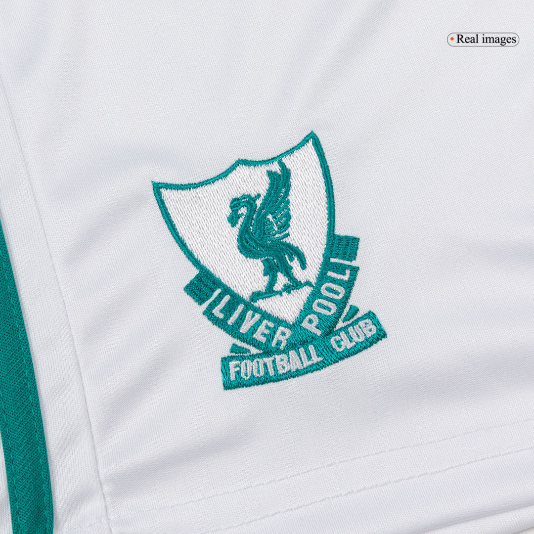 Liverpool Tröja 2025/26 Tredjeställ Grön Barn-3