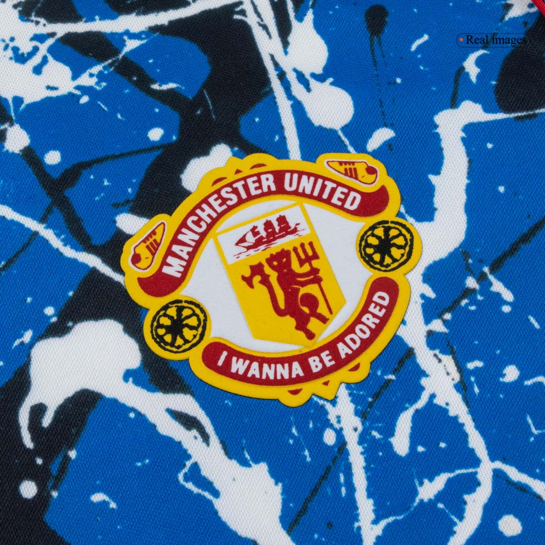 Manchester United Tröja 2025/26 Långärmad Blå