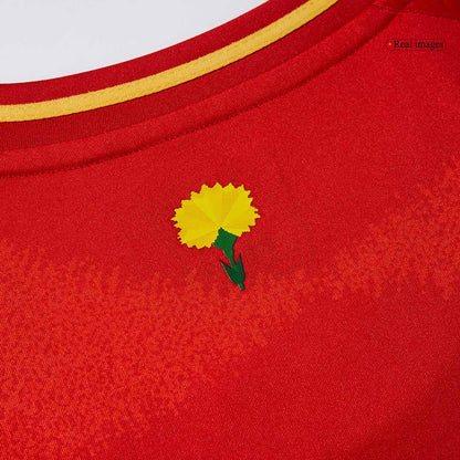 Spanien Tröja Euro 2024 Hemma Röd-2