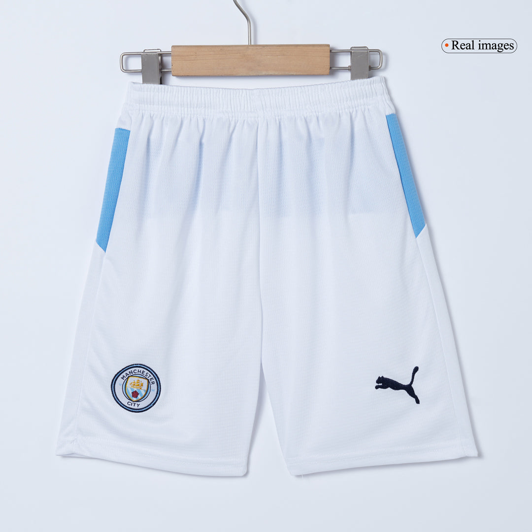 Manchester City Tröja 2025/26 Hemmaställ Blå Barn-13