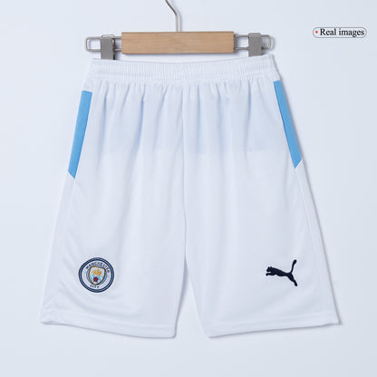 Manchester City Tröja 2025/26 Hemmaställ Blå Barn-13