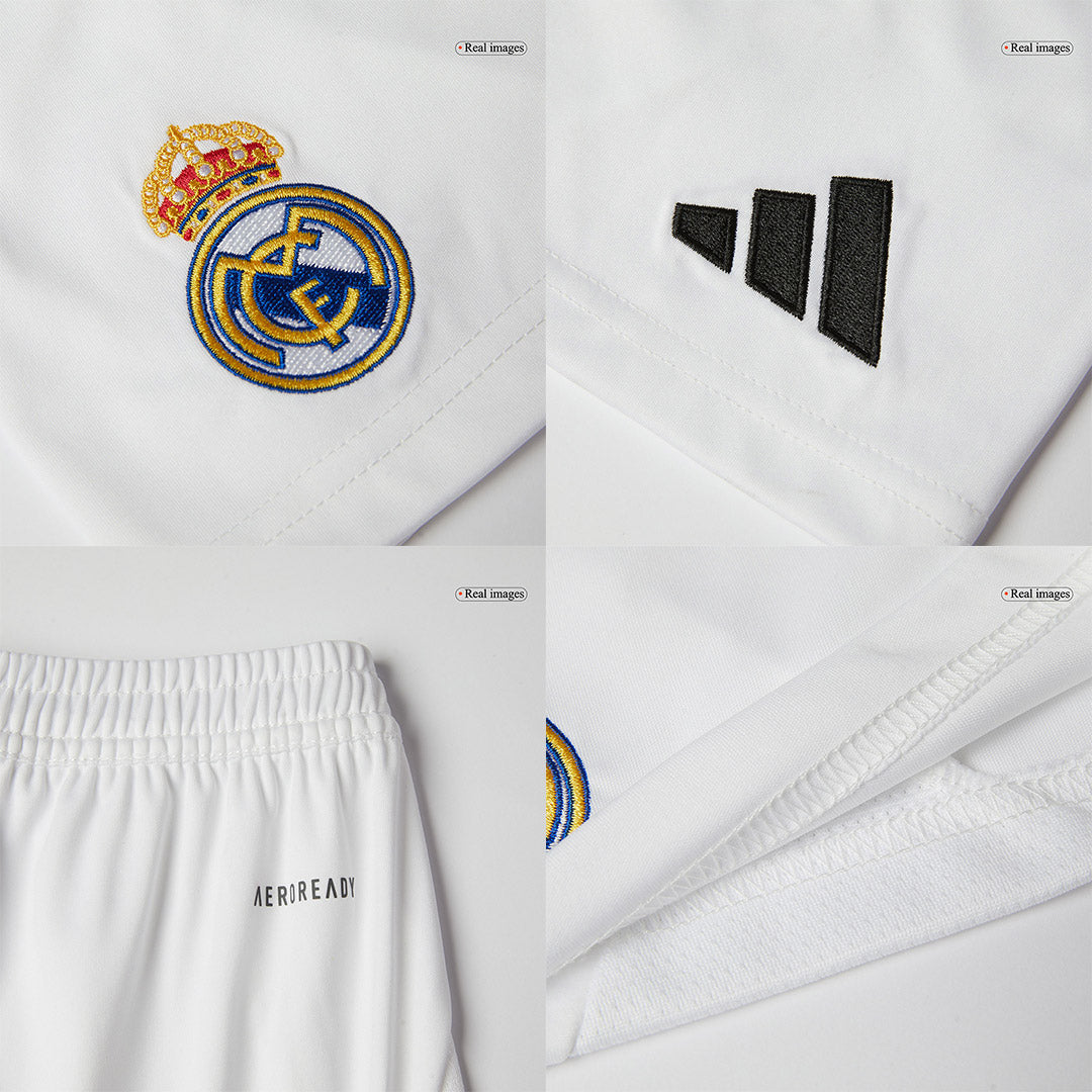 Real Madrid Tröja BELLINGHAM #5 2024/25 Hemma Vit Barn-2