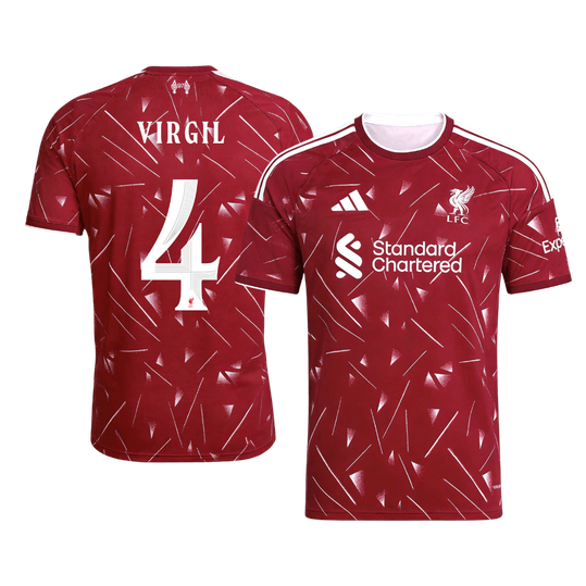 VIRGIL #4 Liverpool Tröja 2026/27 Hemma Premium Röd - UCL