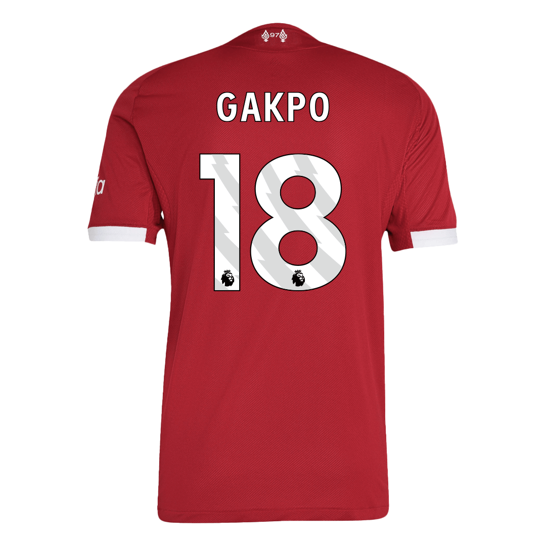 Liverpool Tröja GAKPO #18 2025/26 Hemma Röd-10