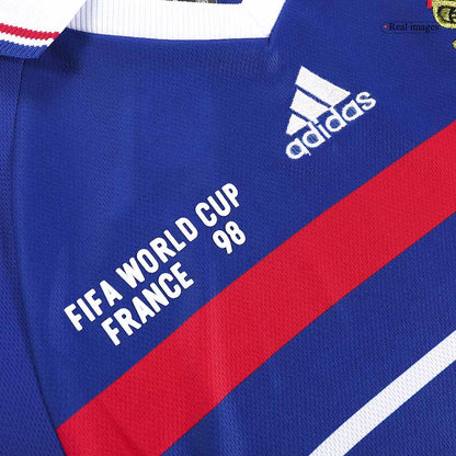ZIDANE #10 Frankrike Hemmatröja 1998 Retro Tröja
 Blå-6