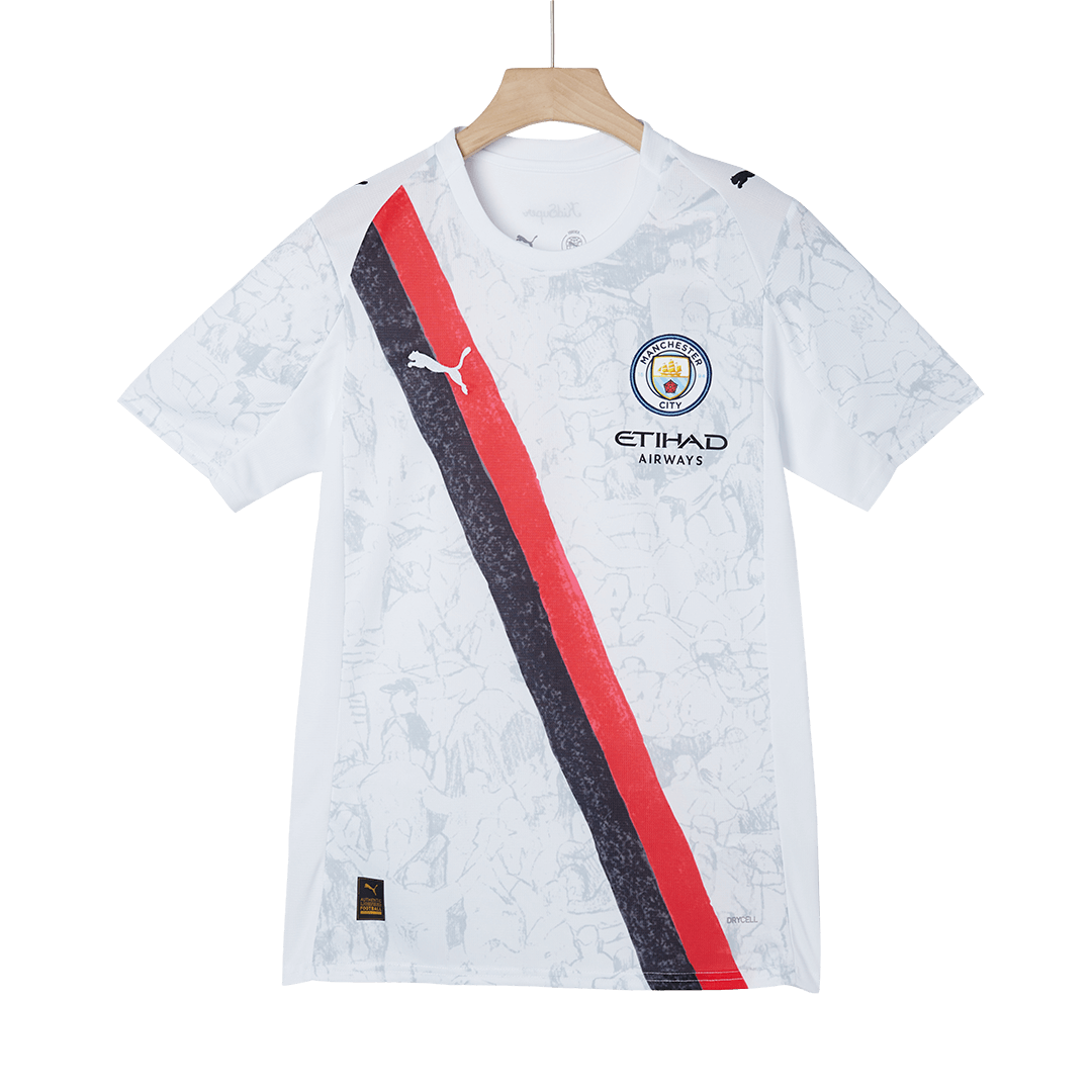 Manchester City Tröja 2025/26 Vit-10