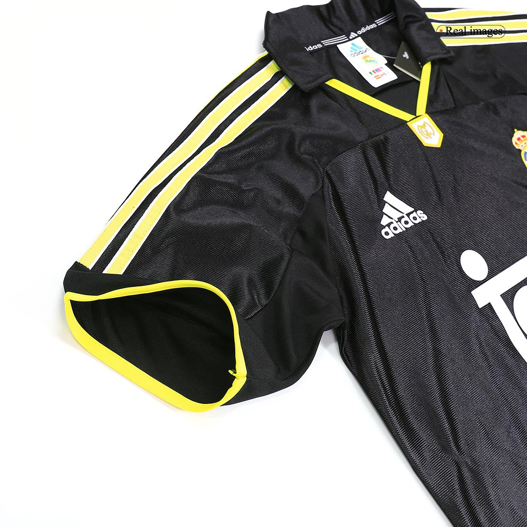 Real Madrid Bortatröja 1999/00 Retro Tröja
 Svart-4