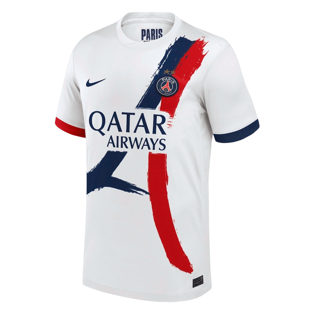 PSG Tröja Champions of Europe #26 2024/26 Borta Vit-4