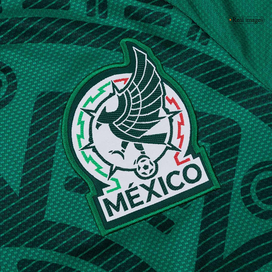 Mexiko Tröja 2026 Hemma Långärmad Grön-6