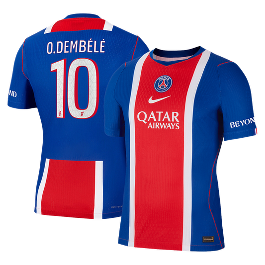 PSG Tröja O. DEMBÉLÉ #10 2026/27 Hemma Autentisk Dark Blue
