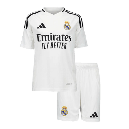 Real Madrid Tröja MBAPPÉ #9 2024/25 Hemma Vit Barn-15