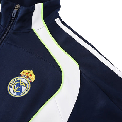 Real Madrid Träningsset (Jacka+Byxor) 2025/26 Mörkblå-9