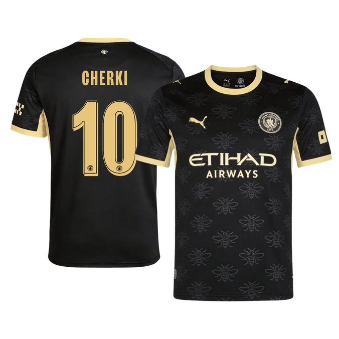 Manchester City Tröja CHERKI #10 2026/27 Borta Svart - UCL