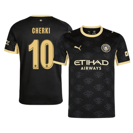 Manchester City Tröja CHERKI #10 2026/27 Borta Svart - UCL