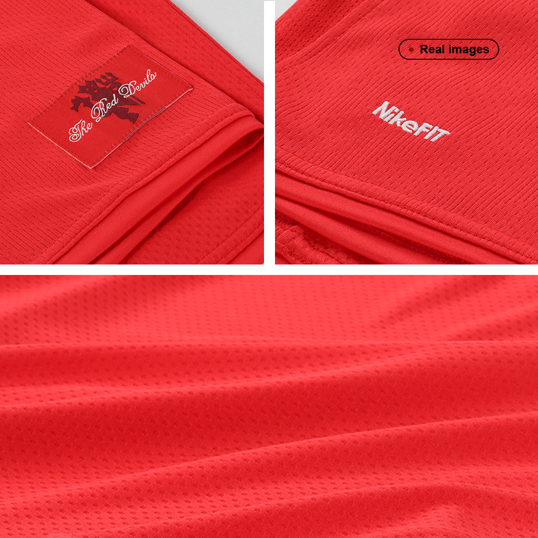 ROONEY #10 Manchester United Hemmatröja 2007/08 Retro Tröja
 Röd-3