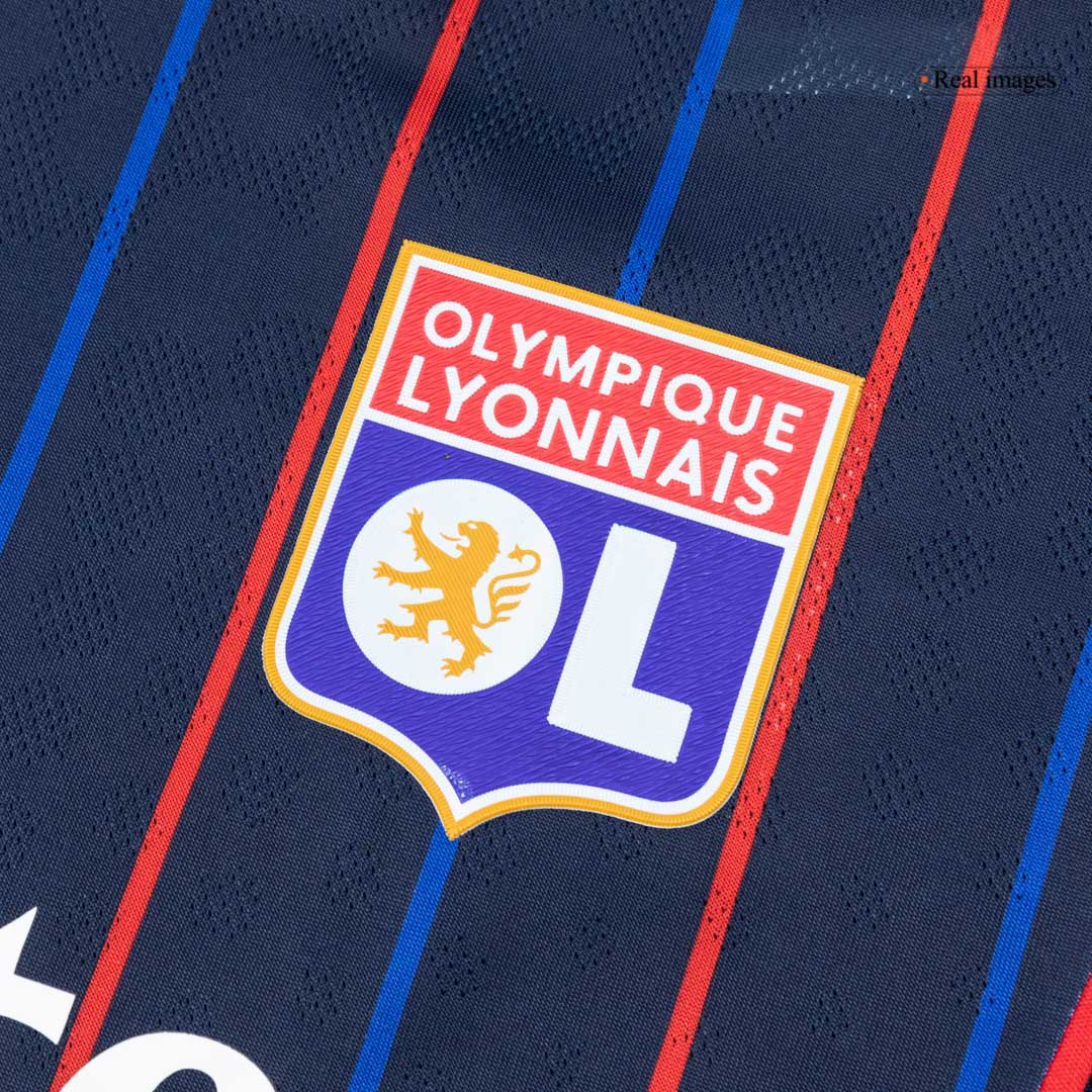 Olympique Lyonnais Tröja 2025/26 Borta Autentisk Mörkblå