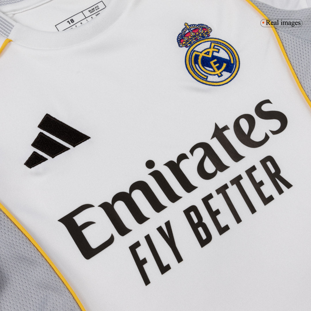 Real Madrid Tröja 2025/26 Hemmaställ Vit Barn