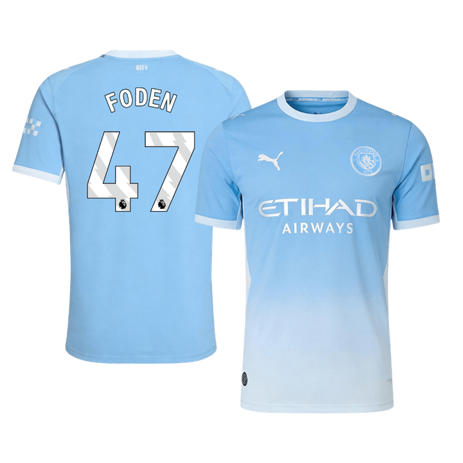 Manchester City Tröja FODEN #47 2026/27 Hemma Autentisk Blå